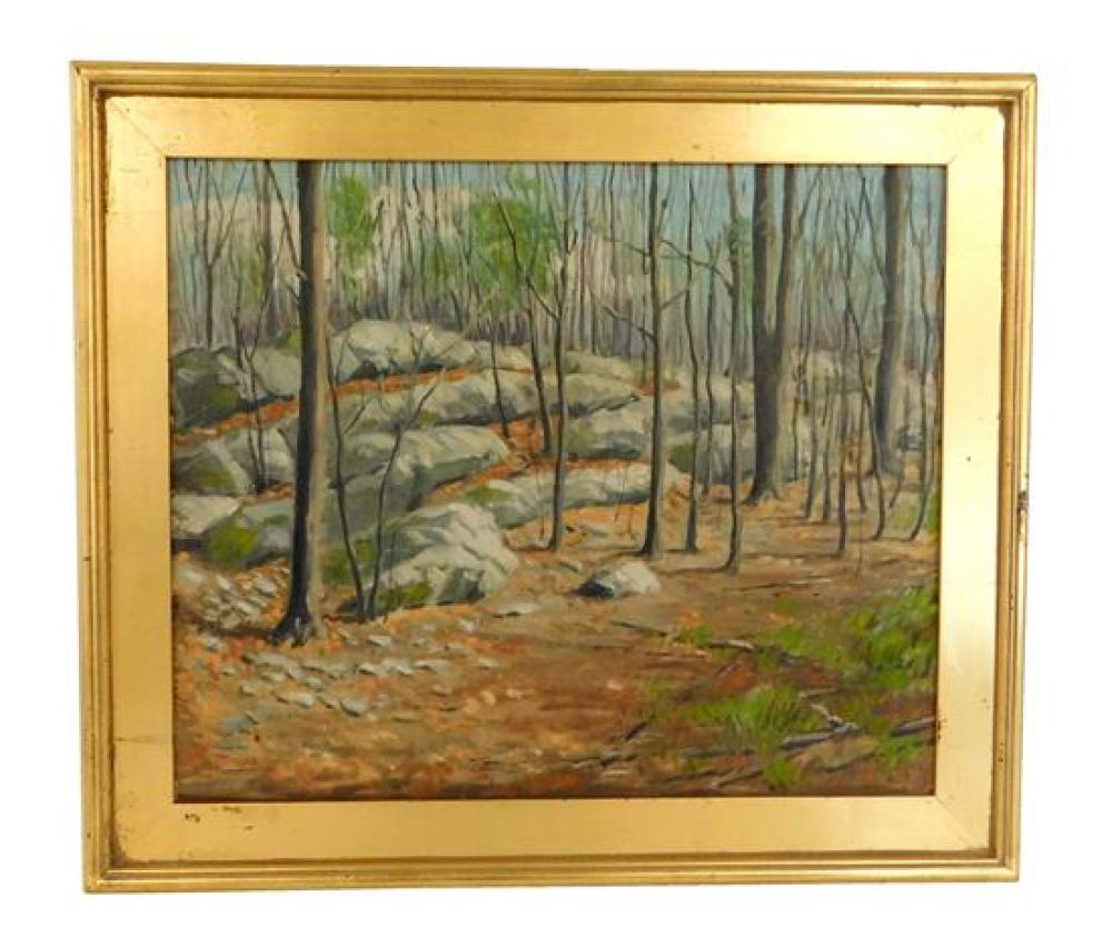 GEORGE LADUE, OIL ON CANVAS,