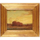 GEORGE M. BRUESTLE, OIL ON PAN