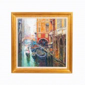 GEORGE MALVA, OIL ON CANVAS 'V