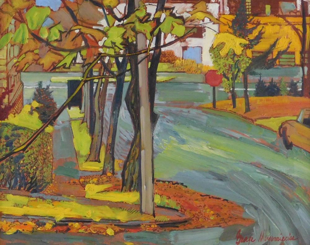 +GEORGE MEYERRIECKS, 20TH C., OIL