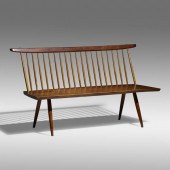 George Nakashima. Bench with B