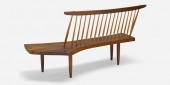 George Nakashima. Conoid bench
