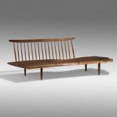 George Nakashima. Conoid Bench