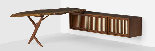 George Nakashima. Rare Desk with