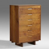George Nakashima. Tall chest.