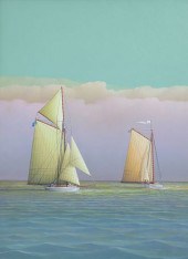 GEORGE NEMETHY OIL ON ARTIST B
