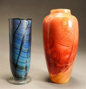 GEORGE O'GRADY ART GLASS VASE