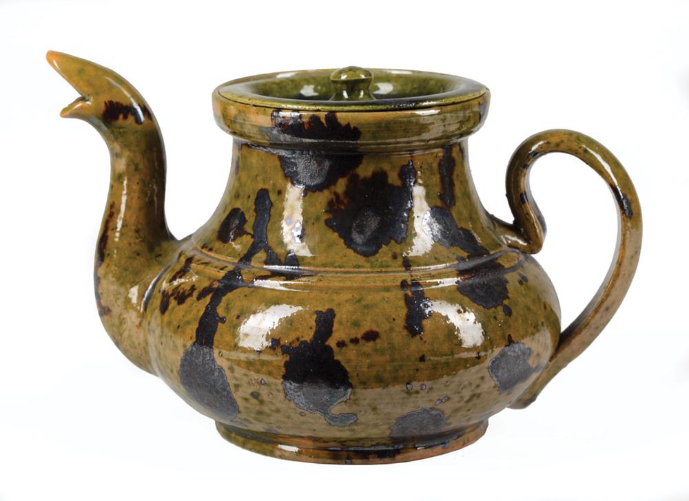 GEORGE OHR ART POTTERY TEAPOTGeorge