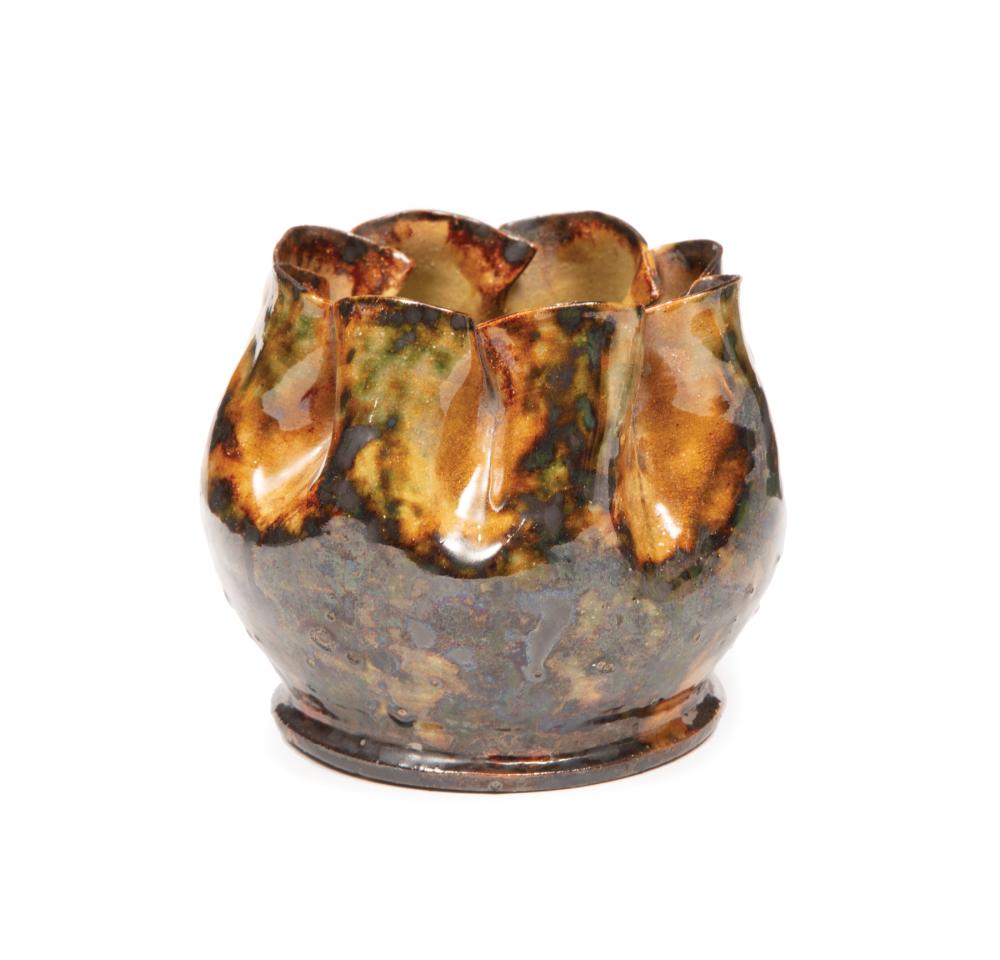 GEORGE OHR-STYLE POTTERY VASEGeorge