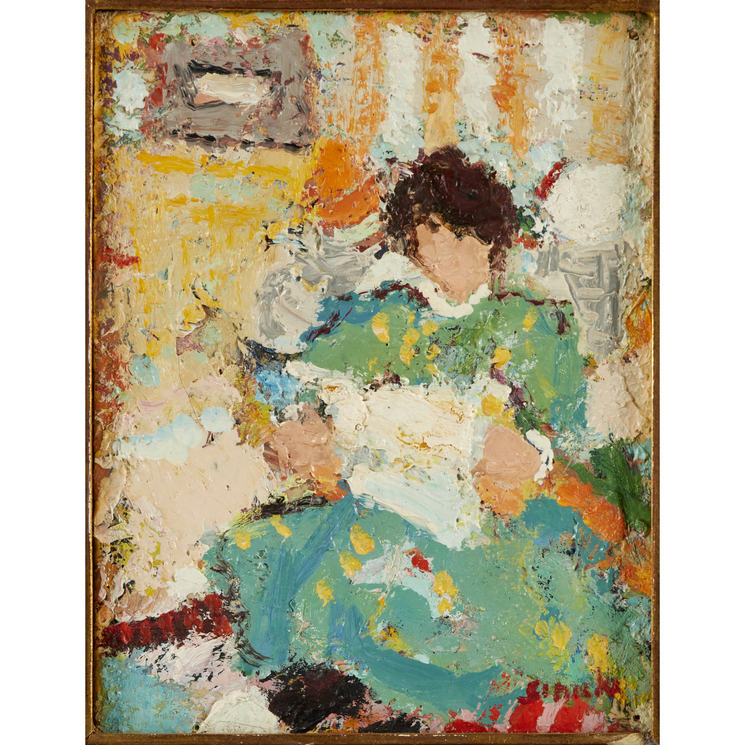 GEORGE RENE SINICKI, IMPASTO OIL ON