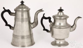 GEORGE RICHARDSON TWO PEWTER C