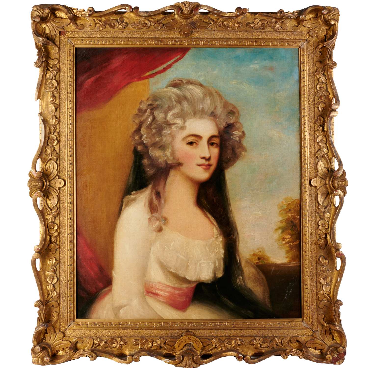 GEORGE ROMNEY (CIRCLE), OIL ON