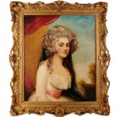 GEORGE ROMNEY (CIRCLE), OIL ON