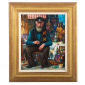 GEORGE RUSSIN. TOY MAKER, OIL