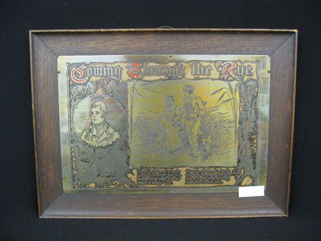 George Rutledge Brass Etching