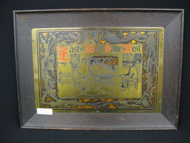 George Rutledge Brass Etching