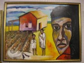 George S. Lassiter acrylic ''W