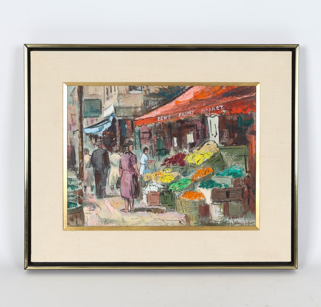 GEORGE SCHWACHA (20TH C.) MARKET