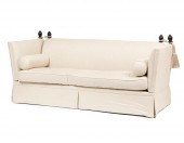 GEORGE SMITH LINEN-UPHOLSTERED