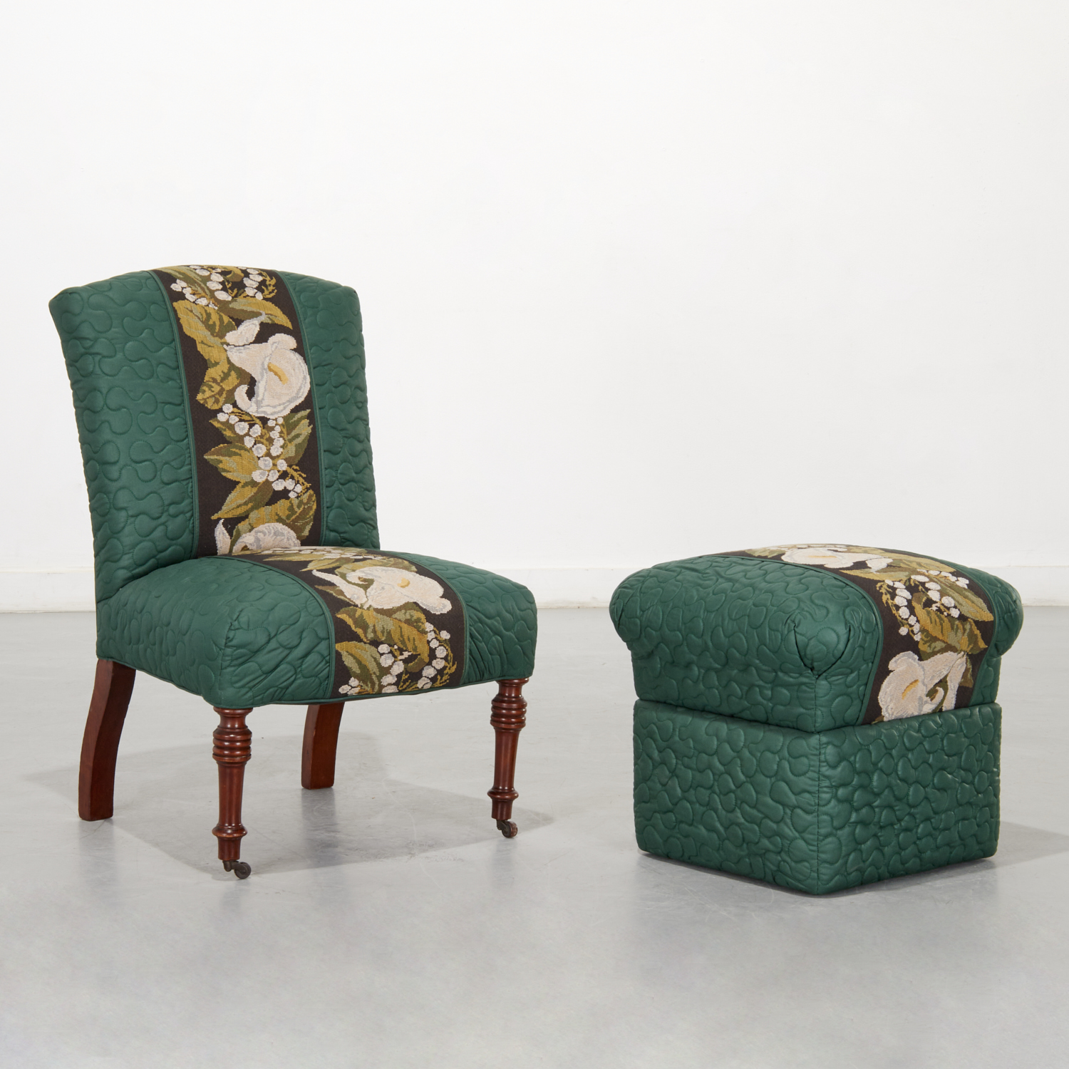 GEORGE SMITH STYLE SLIPPER CHAIR