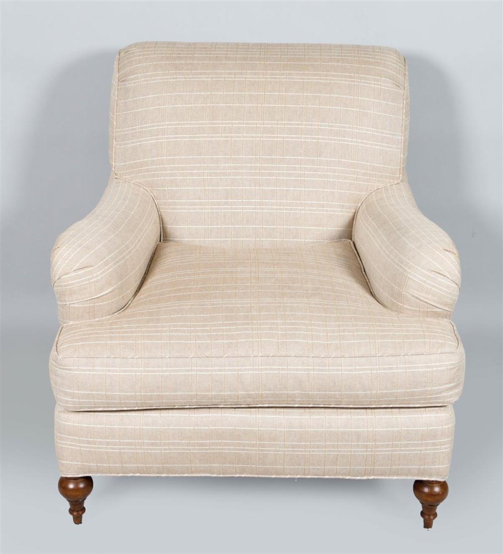 GEORGE SMITH STYLE UPHOLSTERED CLUB