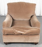 GEORGE SMITH TAUPE VELVET LOUN