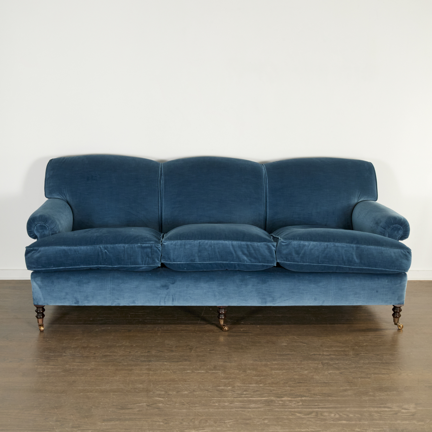 GEORGE SMITH VELVET UPHOLSTERED