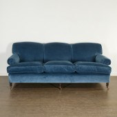 GEORGE SMITH VELVET UPHOLSTERE