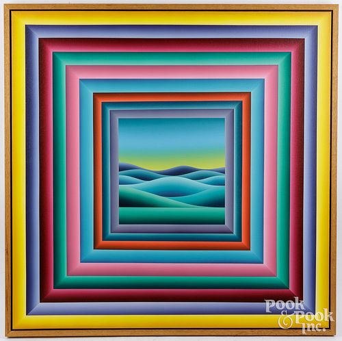 GEORGE SNYDER, ACRYLIC ON