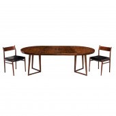 GEORGE TANIER, DINING TABLE, A