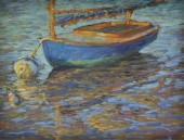 GEORGE THOMAS PASTEL ON PAPER