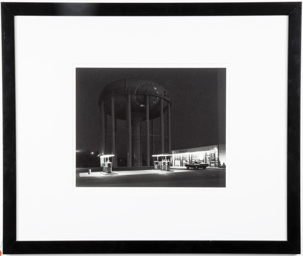 GEORGE TICE "PETIT'S MOBIL STATION"