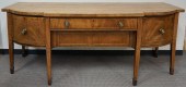 GEORGE V SATINWOOD INLAID MAHO