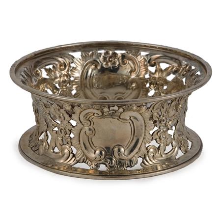 George V Silver Bowl Stand 	 