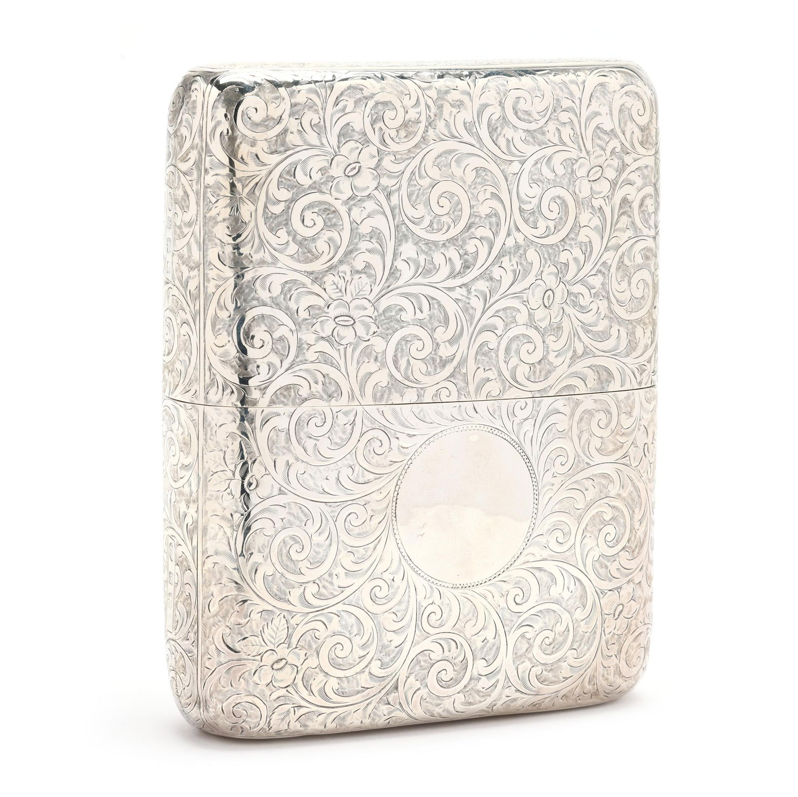 GEORGE V SILVER FLASK, MARK OF