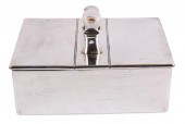 GEORGE V SILVER HUMIDOR, LONDO