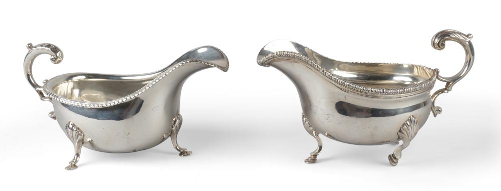 GEORGE V SILVER SAUCEBOAT,