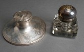 GEORGE V SILVER WEIGHTED INKWE