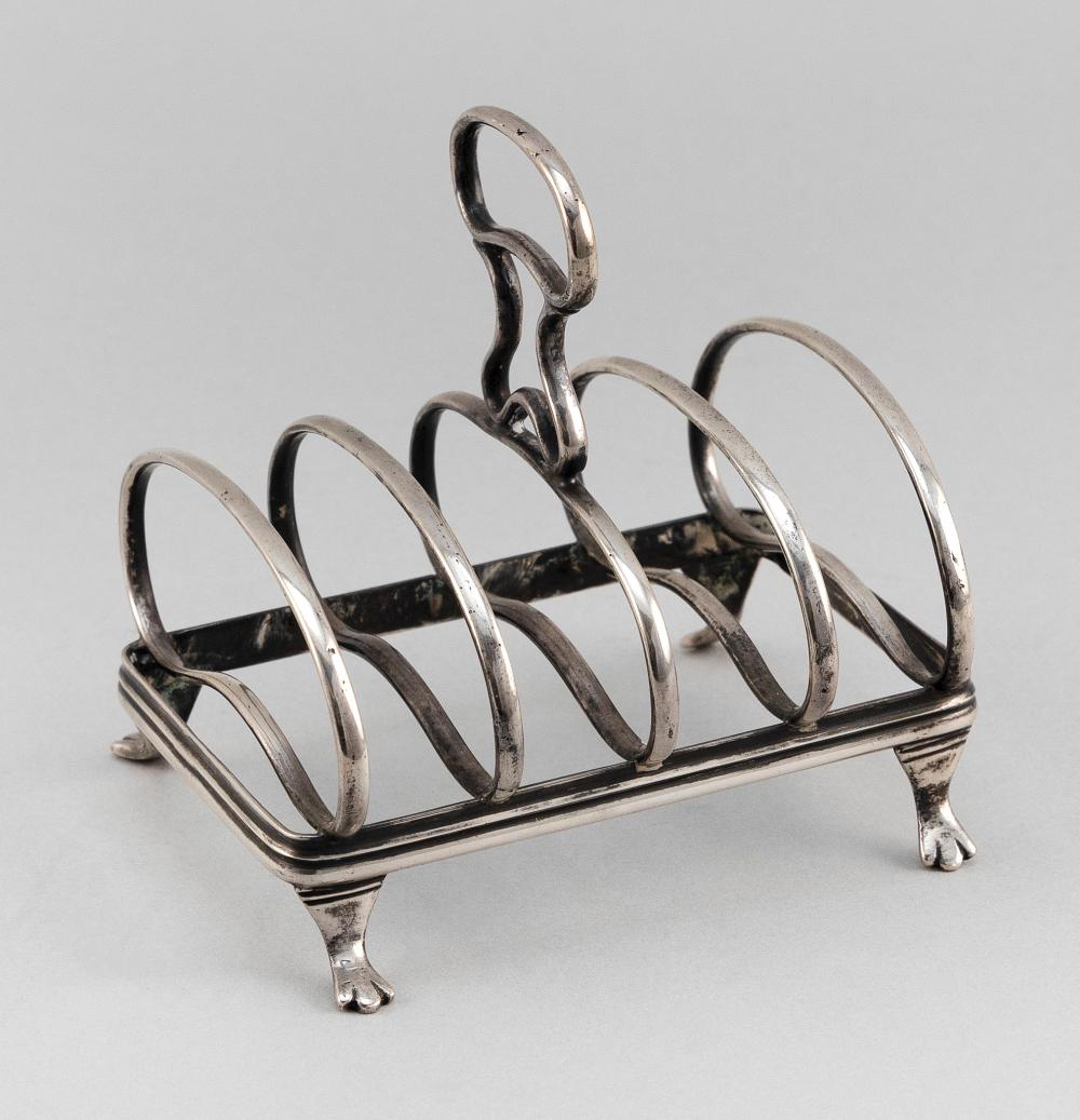 GEORGE V STERLING SILVER TOAST RACK