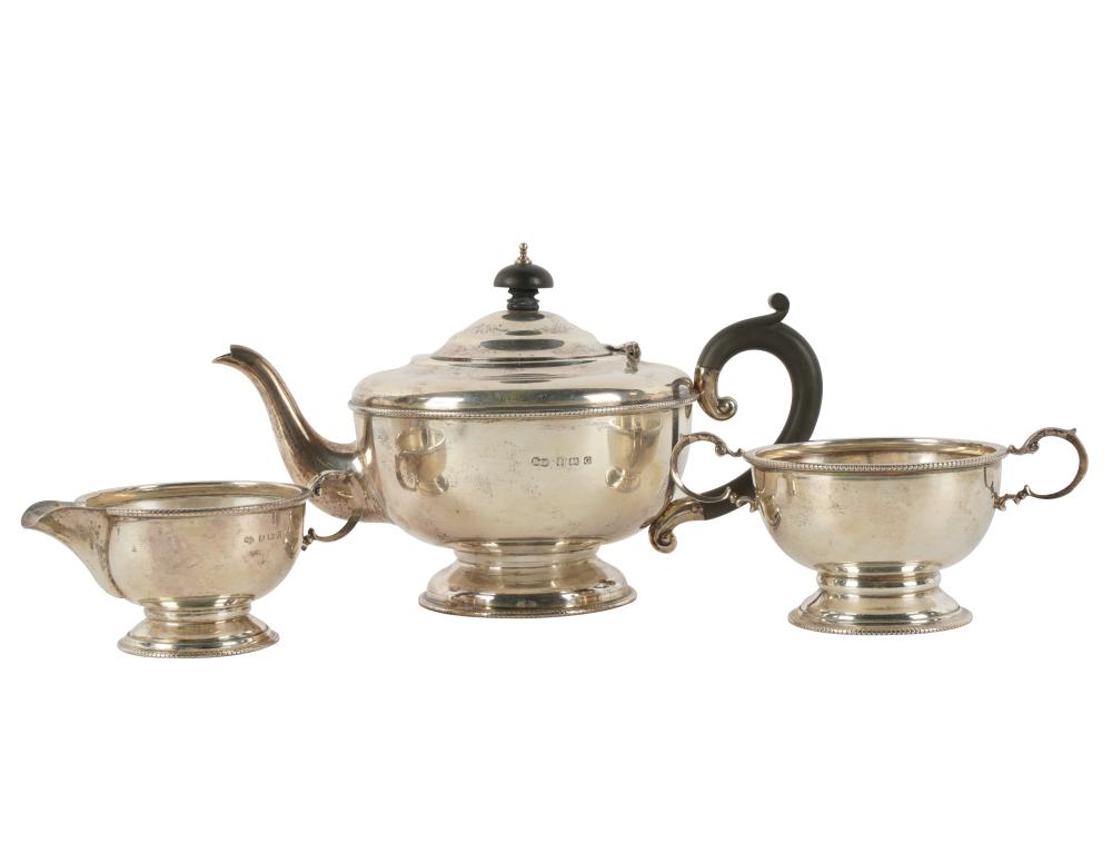 GEORGE V STERLING TEA SETmaker's