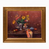 GEORGE VAN HOOK, FLORAL STILL