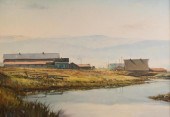GEORGE VAN HOOK OIL ON CANVASG