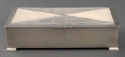 GEORGE VI ART DECO STERLING &AMP;