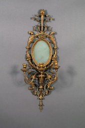 George VI Carved Giltwood and