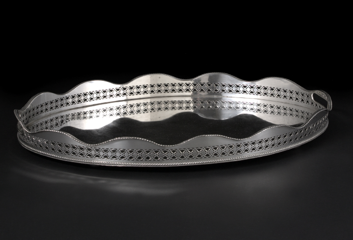 George VI Silverplate Tray,  second