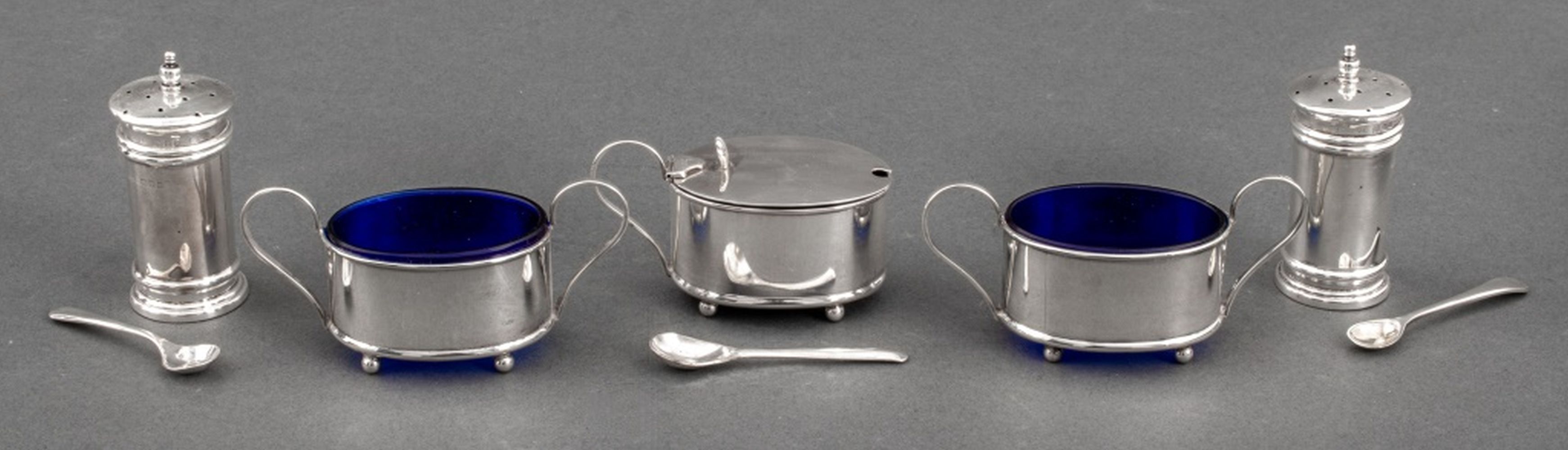 GEORGE VI STERLING SILVER CONDIMENT
