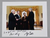 GEORGE W. BUSH, AUTOGRAPHED PH