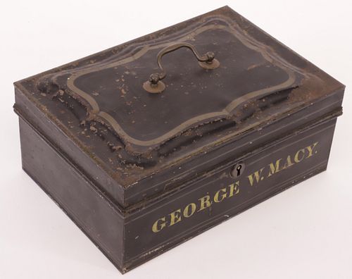GEORGE W. MACY DECORATED TOLE