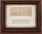 GEORGE WASHINGTON AUTOGRAPH DA