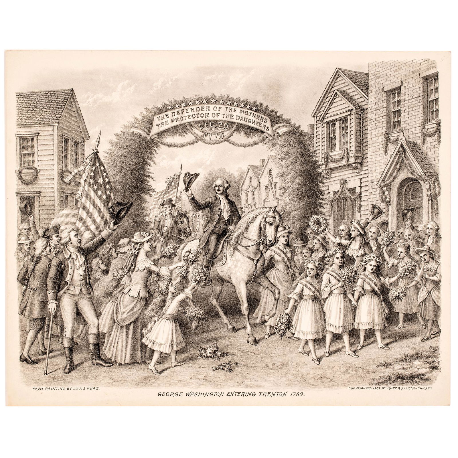GEORGE WASHINGTON ENTERING
